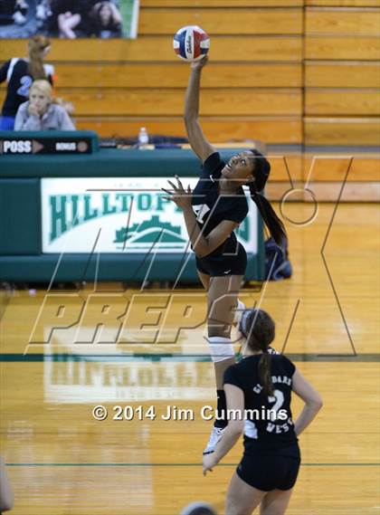 Thumbnail 1 in Geneva vs Glenbard West (Hilltopper Invite) photogallery.
