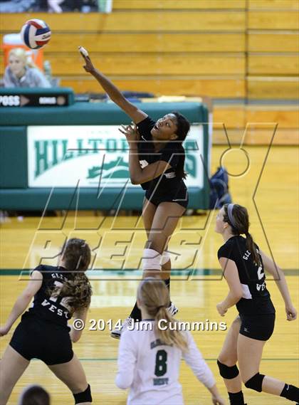 Thumbnail 2 in Geneva vs Glenbard West (Hilltopper Invite) photogallery.
