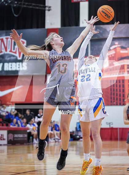 Thumbnail 3 in Coleville vs. Wells (NIAA Class 1A State Girls Quarterfinal) photogallery.