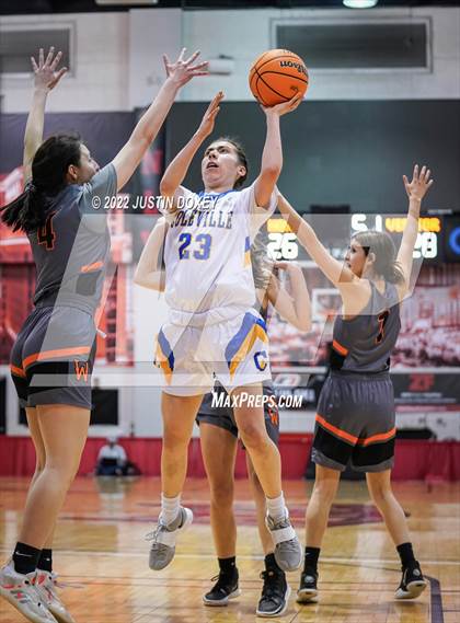 Thumbnail 3 in Coleville vs. Wells (NIAA Class 1A State Girls Quarterfinal) photogallery.
