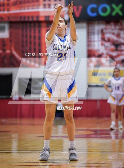 Thumbnail 2 in Coleville vs. Wells (NIAA Class 1A State Girls Quarterfinal) photogallery.