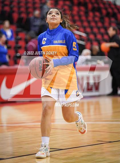 Thumbnail 2 in Coleville vs. Wells (NIAA Class 1A State Girls Quarterfinal) photogallery.