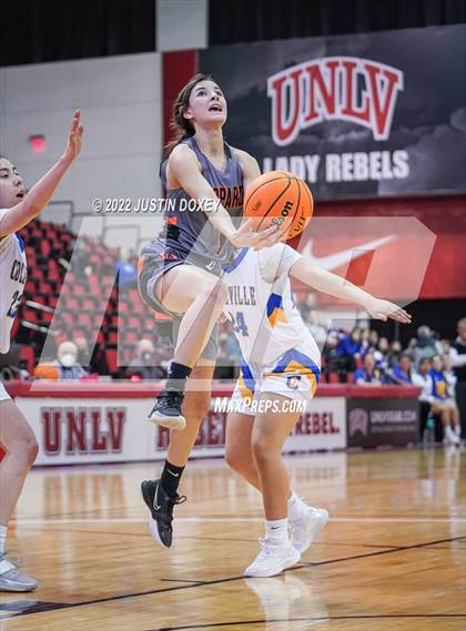 Thumbnail 3 in Coleville vs. Wells (NIAA Class 1A State Girls Quarterfinal) photogallery.