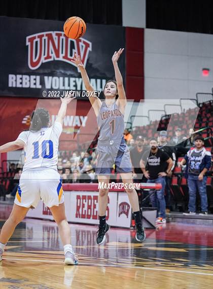Thumbnail 3 in Coleville vs. Wells (NIAA Class 1A State Girls Quarterfinal) photogallery.