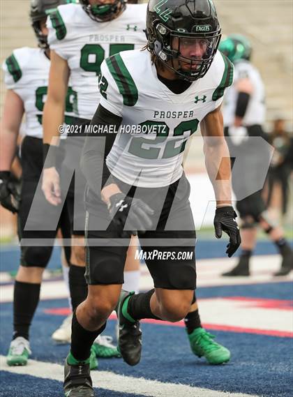 Thumbnail 2 in Prosper vs. Guyer (UIL 6A Regional Quarterfinals) photogallery.