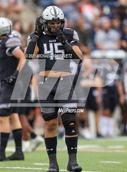 Thumbnail 2 in Prosper vs. Guyer (UIL 6A Regional Quarterfinals) photogallery.
