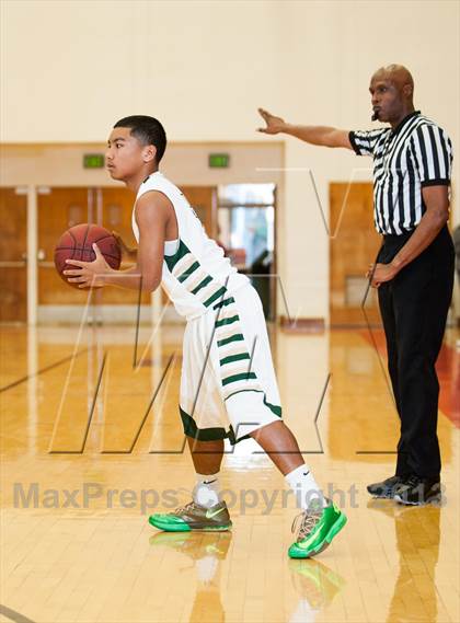 Thumbnail 1 in Valley Christian vs. St. Patrick-St. Vincent (Catholic School Winter Classic) photogallery.