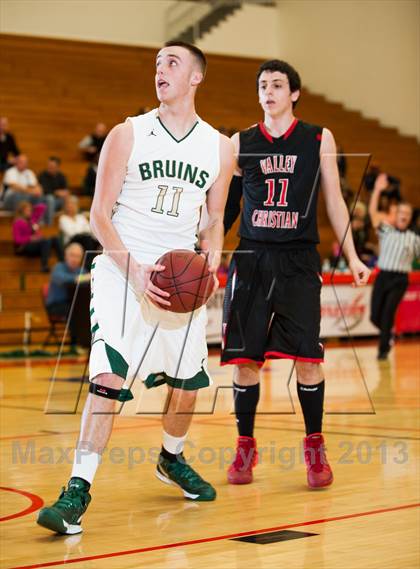 Thumbnail 1 in Valley Christian vs. St. Patrick-St. Vincent (Catholic School Winter Classic) photogallery.