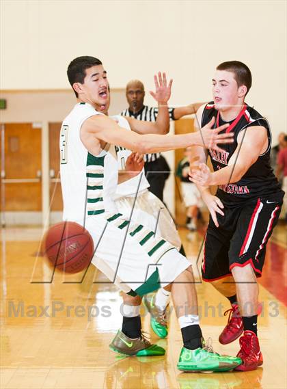 Thumbnail 2 in Valley Christian vs. St. Patrick-St. Vincent (Catholic School Winter Classic) photogallery.