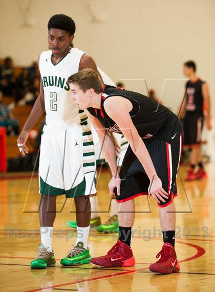 Thumbnail 1 in Valley Christian vs. St. Patrick-St. Vincent (Catholic School Winter Classic) photogallery.