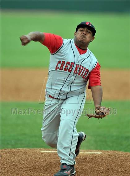 Thumbnail 1 in Creekview vs MacArthur (Carrollton Diamond Classic) photogallery.