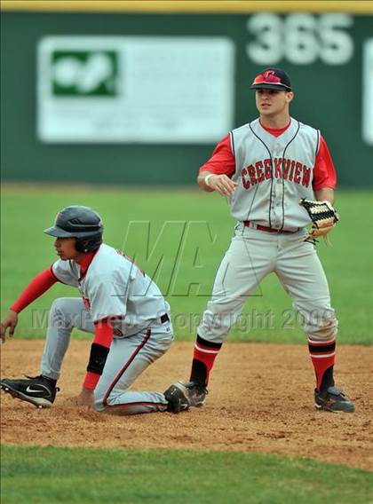 Thumbnail 3 in Creekview vs MacArthur (Carrollton Diamond Classic) photogallery.