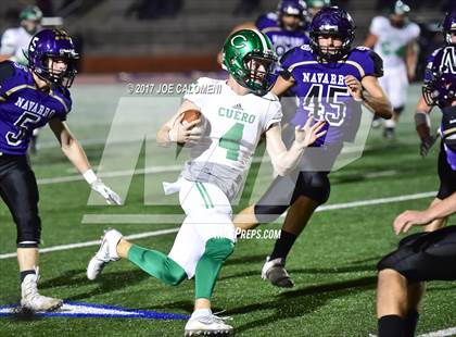 Thumbnail 2 in Cuero vs Navarro (UIL Class 4A-2 Region IV Third Round) photogallery.