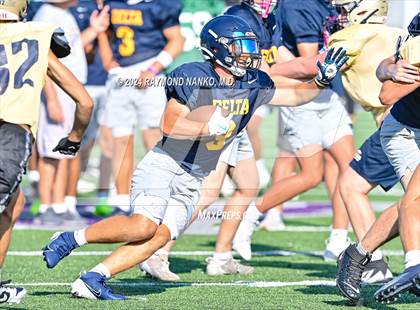 Thumbnail 1 in Oak Hill vs Delta (Grant County Scrimmage) photogallery.