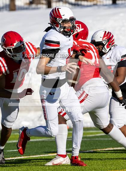 Thumbnail 2 in Eaglecrest vs. Regis Jesuit (CHSAA 5A 1st Round) photogallery.