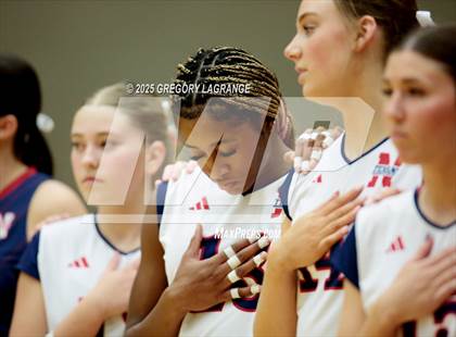 Thumbnail 3 in Flower Mound vs Northwest (UIL 6A D2 Volleyball Region Semi-Final) photogallery.