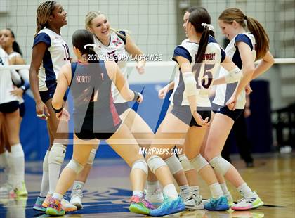 Thumbnail 3 in Flower Mound vs Northwest (UIL 6A Regional Volleyball Semi-Finals Division 2) photogallery.