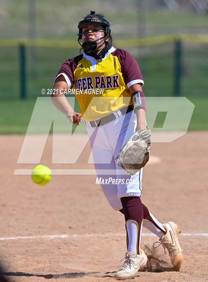 Thumbnail 2 in Cypress Woods vs Deer Park (NFCA Texas Leadoff Classic) photogallery.