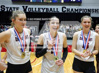 Thumbnail 3 in Davenport vs. Randall (UIL 4A Volleyball Final Medal Ceremony) photogallery.