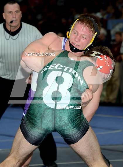 Thumbnail 1 in NYSPHSAA Wrestling Championships (Division 2 Quarterfinals) photogallery.