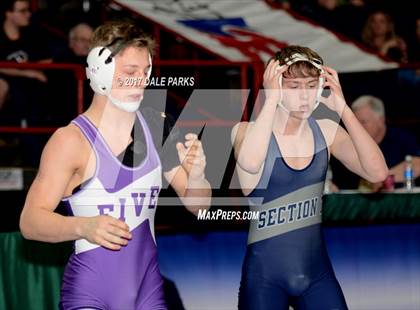 Thumbnail 1 in NYSPHSAA Wrestling Championships (Division 2 Quarterfinals) photogallery.