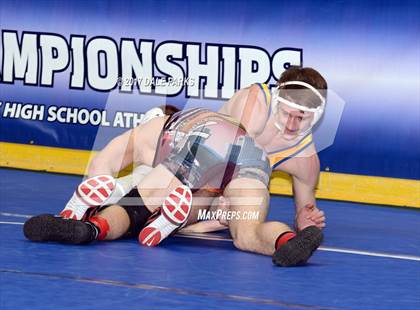 Thumbnail 1 in NYSPHSAA Wrestling Championships (Division 2 Quarterfinals) photogallery.