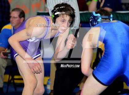 Thumbnail 1 in NYSPHSAA Wrestling Championships (Division 2 Quarterfinals) photogallery.