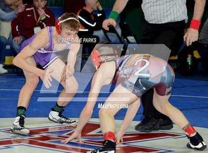 Thumbnail 1 in NYSPHSAA Wrestling Championships (Division 2 Quarterfinals) photogallery.