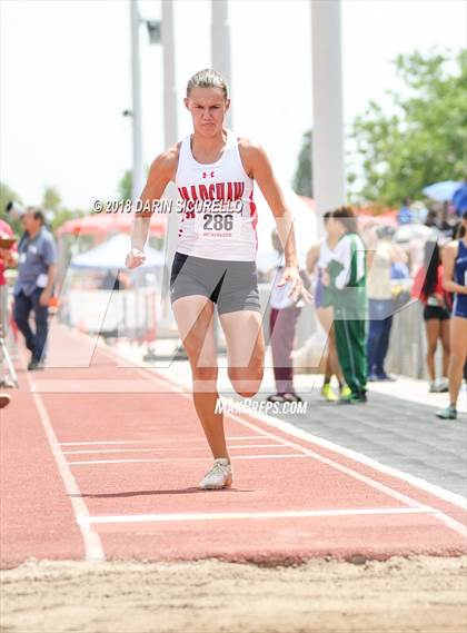 Thumbnail 3 in AIA Track & Field Preliminaries (Girls Long Jump D1/D2) photogallery.