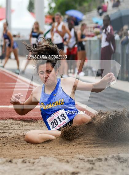 Thumbnail 2 in AIA Track & Field Preliminaries (Girls Long Jump D1/D2) photogallery.