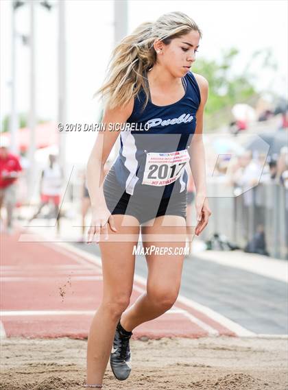 Thumbnail 3 in AIA Track & Field Preliminaries (Girls Long Jump D1/D2) photogallery.