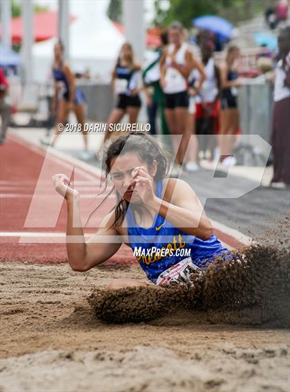 Thumbnail 3 in AIA Track & Field Preliminaries (Girls Long Jump D1/D2) photogallery.