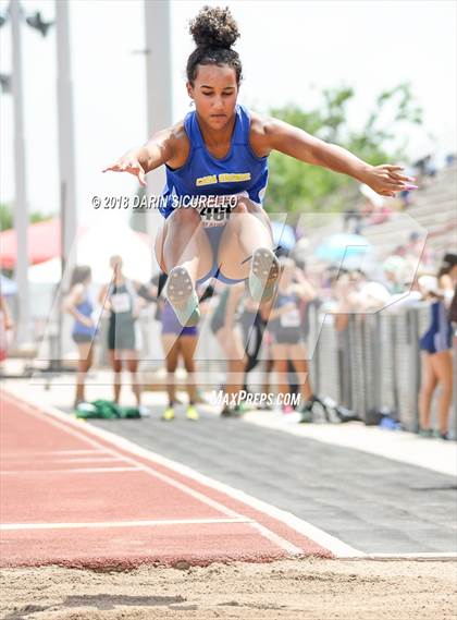 Thumbnail 3 in AIA Track & Field Preliminaries (Girls Long Jump D1/D2) photogallery.