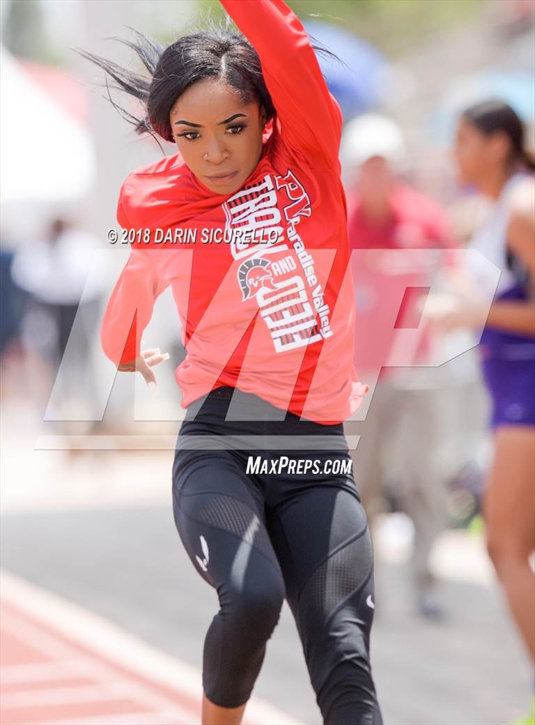 Photo 42 in the AIA Track & Field Preliminaries (Girls Long Jump D1/D2