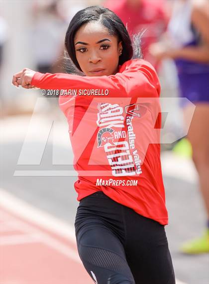 Thumbnail 2 in AIA Track & Field Preliminaries (Girls Long Jump D1/D2) photogallery.