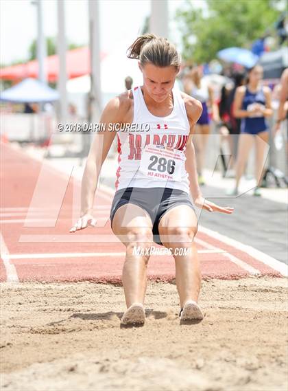 Thumbnail 3 in AIA Track & Field Preliminaries (Girls Long Jump D1/D2) photogallery.