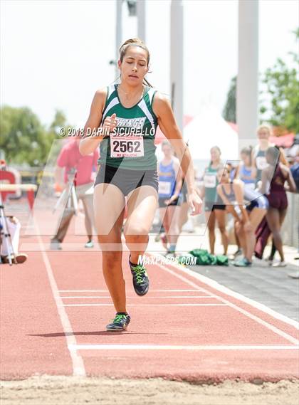 Thumbnail 2 in AIA Track & Field Preliminaries (Girls Long Jump D1/D2) photogallery.