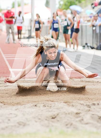 Thumbnail 3 in AIA Track & Field Preliminaries (Girls Long Jump D1/D2) photogallery.