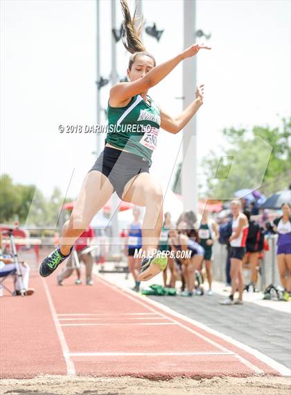 Thumbnail 2 in AIA Track & Field Preliminaries (Girls Long Jump D1/D2) photogallery.