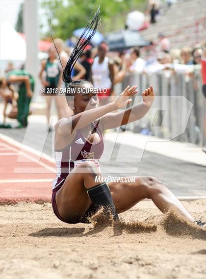 Thumbnail 3 in AIA Track & Field Preliminaries (Girls Long Jump D1/D2) photogallery.