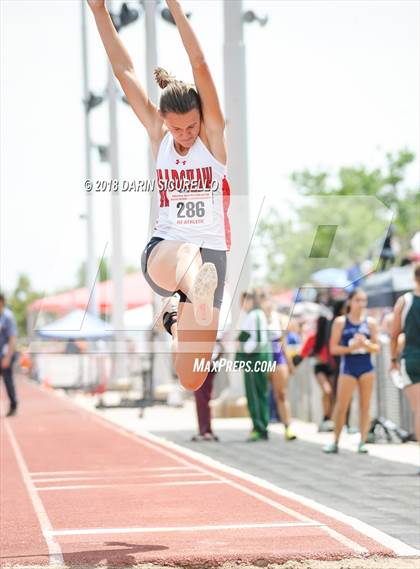 Thumbnail 2 in AIA Track & Field Preliminaries (Girls Long Jump D1/D2) photogallery.