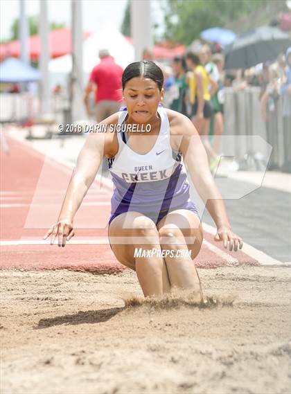 Thumbnail 2 in AIA Track & Field Preliminaries (Girls Long Jump D1/D2) photogallery.