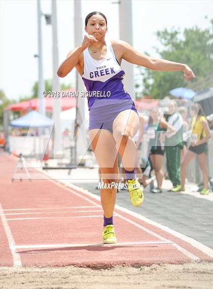 Thumbnail 2 in AIA Track & Field Preliminaries (Girls Long Jump D1/D2) photogallery.