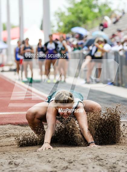 Thumbnail 3 in AIA Track & Field Preliminaries (Girls Long Jump D1/D2) photogallery.