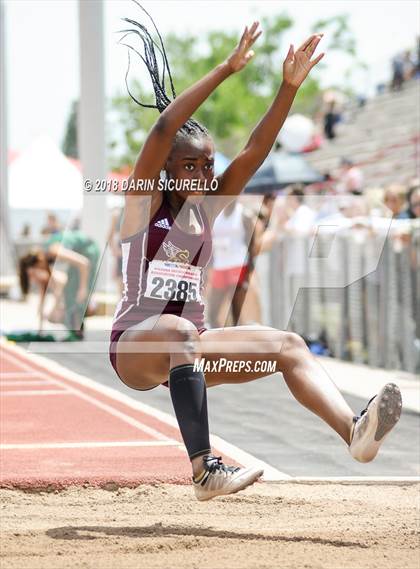 Thumbnail 2 in AIA Track & Field Preliminaries (Girls Long Jump D1/D2) photogallery.