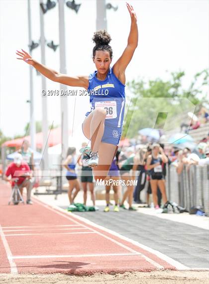 Thumbnail 3 in AIA Track & Field Preliminaries (Girls Long Jump D1/D2) photogallery.
