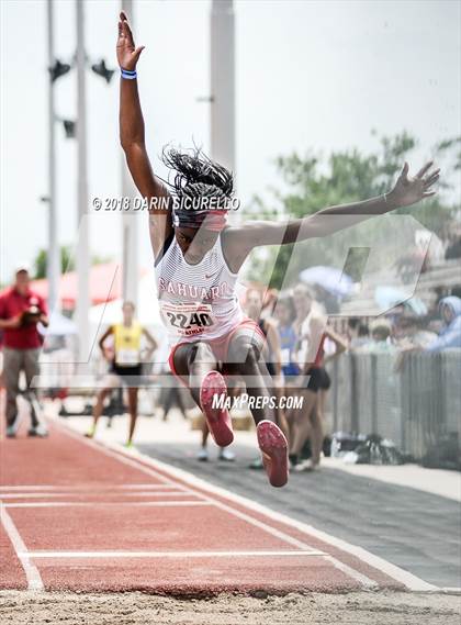 Thumbnail 2 in AIA Track & Field Preliminaries (Girls Long Jump D1/D2) photogallery.