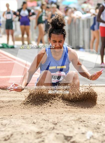 Thumbnail 1 in AIA Track & Field Preliminaries (Girls Long Jump D1/D2) photogallery.