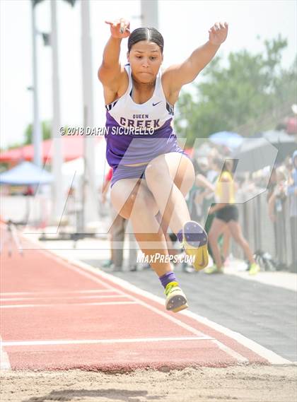 Thumbnail 3 in AIA Track & Field Preliminaries (Girls Long Jump D1/D2) photogallery.