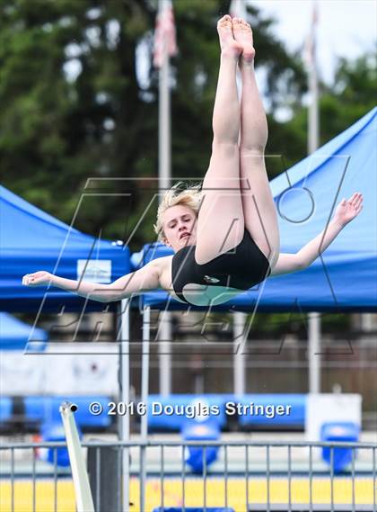 Thumbnail 3 in CIF CCS Girls Diving Championships photogallery.